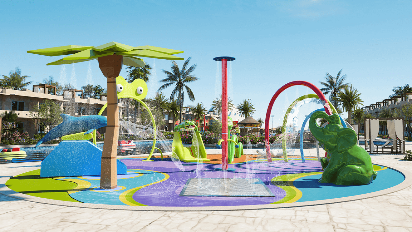 Water park play area for kid's at Sahil-e-Firdous